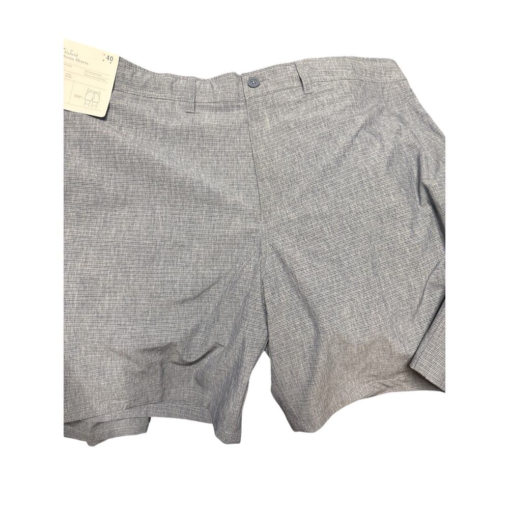 NWT~ Goodfellow Hybrid 9" Everyday Swim Shorts Pocket Brushed Navy - Picture 4 of 6